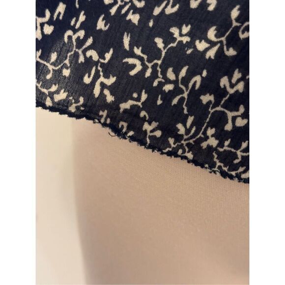 Ulla Johnson Alene One Shoulder Top Midnight Micro Floral 6 - Picture 4 of 9